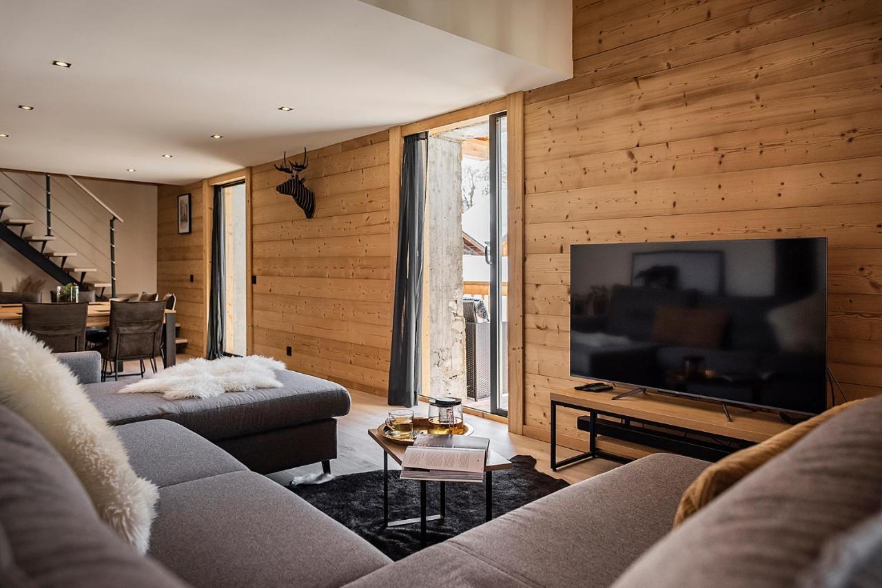 Spacieux Duplex Avec Vue La Clusaz Eksteriør billede