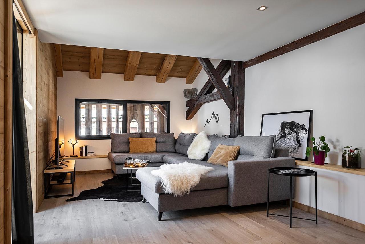 Spacieux Duplex Avec Vue La Clusaz Eksteriør billede